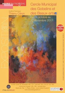 86ème Exposition du Cercle des Gobelins à la Mairie du 13ème 86ème Exposition du Cercle des Gobelins à la Mairie du 13ème